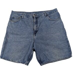 Basic Equipment Denim Shorts Mens 40 Blue Relaxed Fit Cotton 5-Pocket Casual